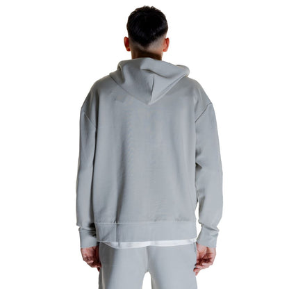 Calvin Klein – Grauer Kapuzenpullover aus Baumwolle
