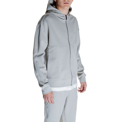 Calvin Klein – Grauer Kapuzenpullover aus Baumwolle