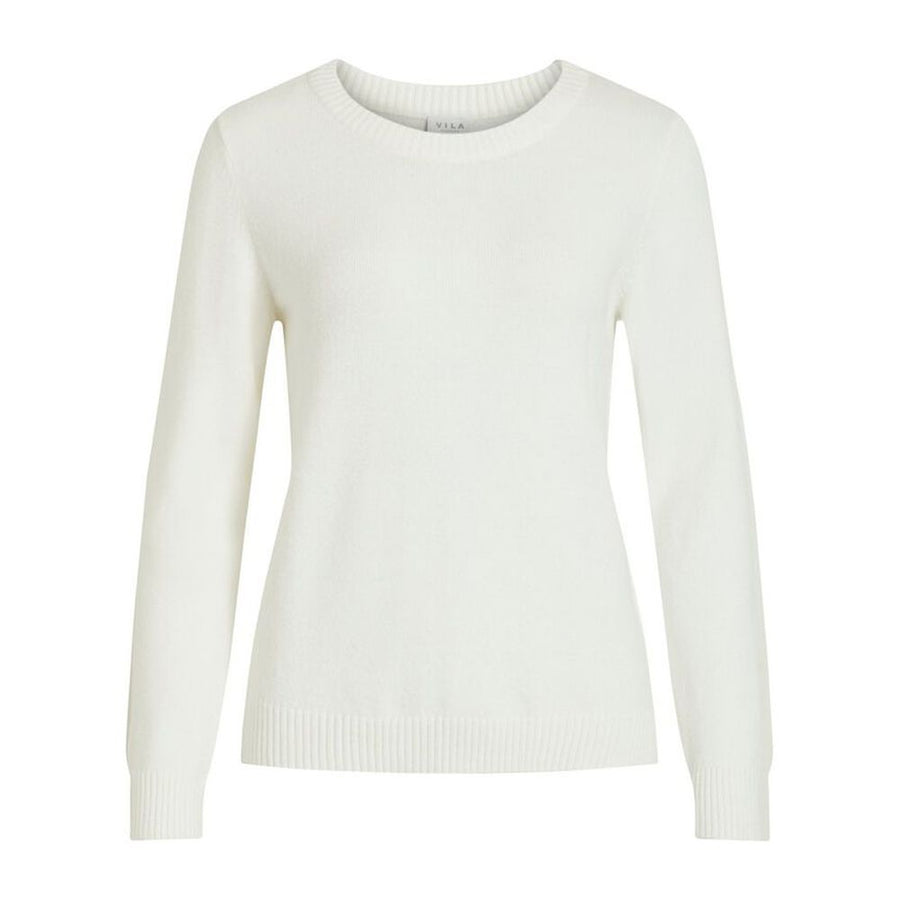 Vila Clothes White Viscose Sweatshirt