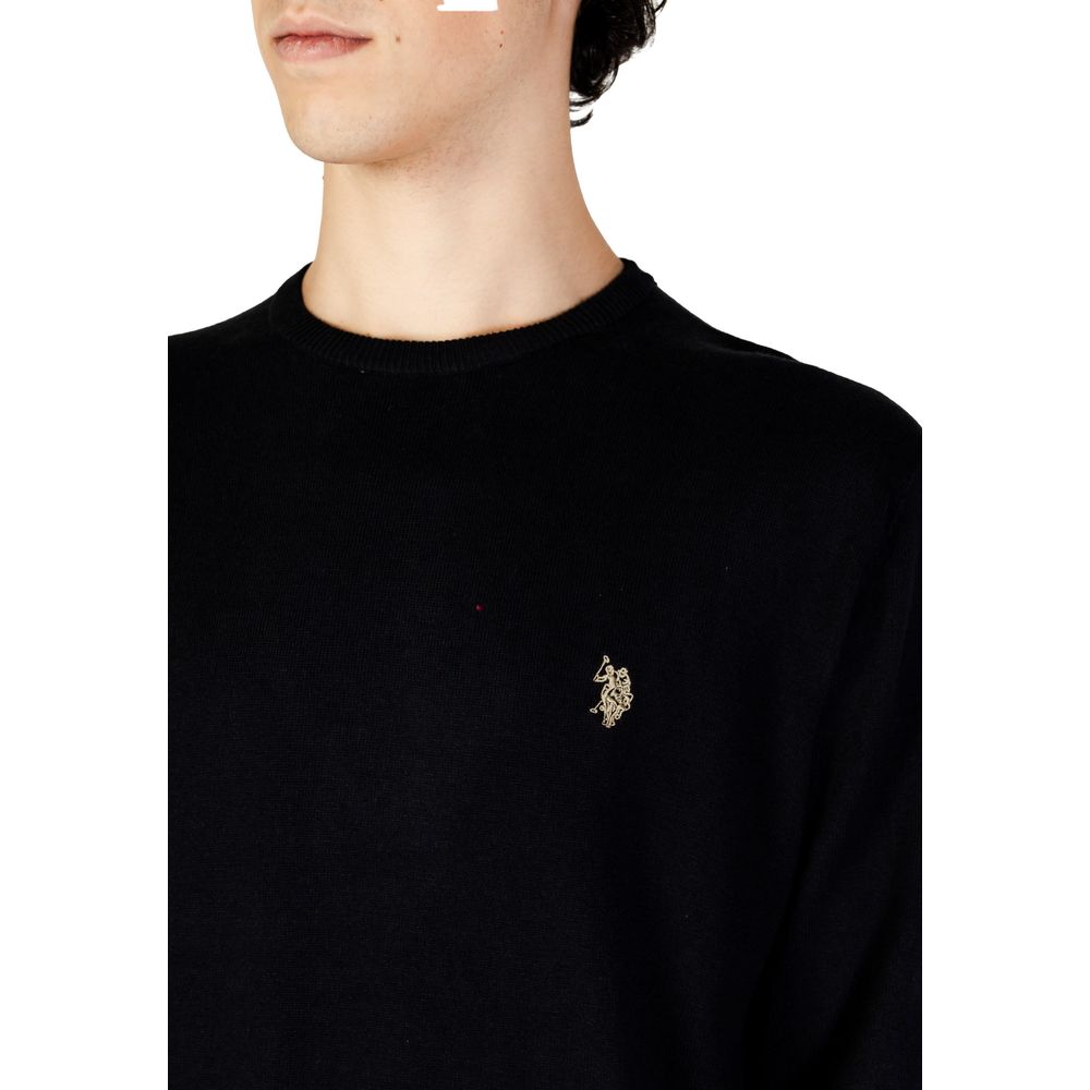 US POLO ASSN. Schwarzer Baumwollpullover