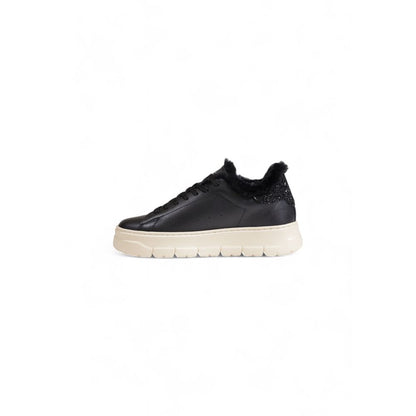 Crime London – Schwarze Leder-Sneaker