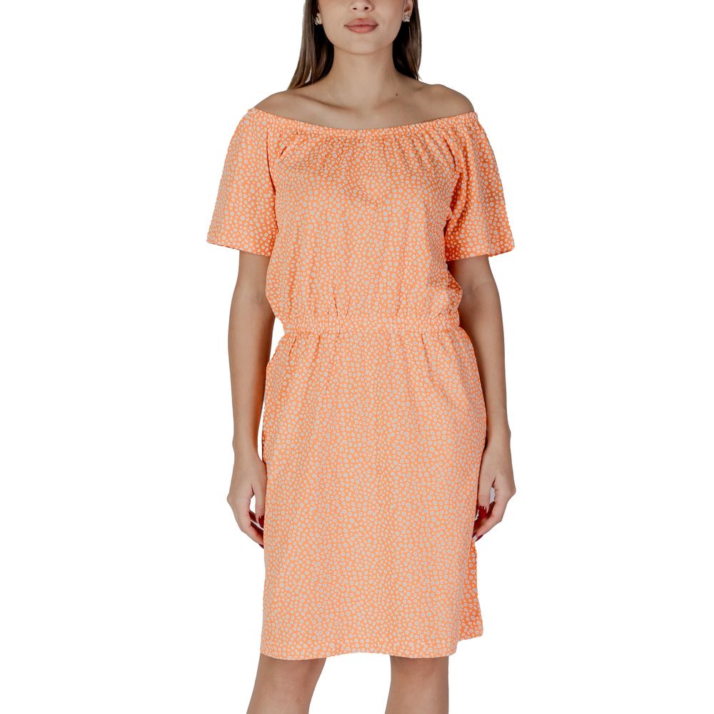 B.Young – Orangefarbene Baumwollshorts