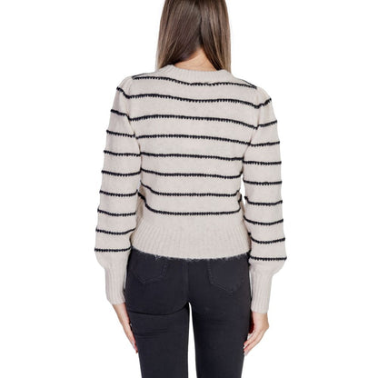 Jacqueline De Yong Grauer Polyesterpullover