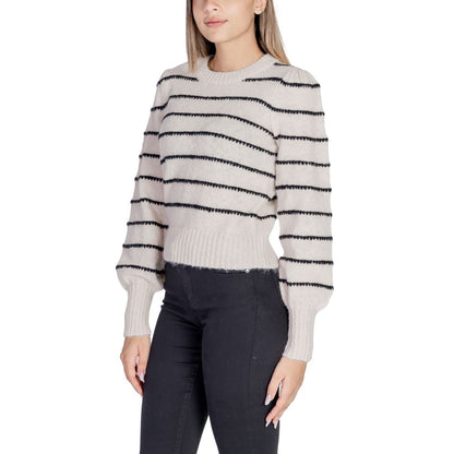 Jacqueline De Yong Grauer Polyesterpullover