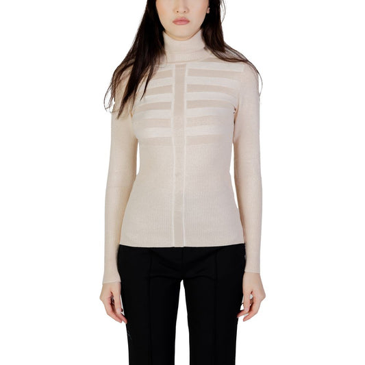 Morgan De Toi – Rollkragenpullover aus Viskose in Rosa