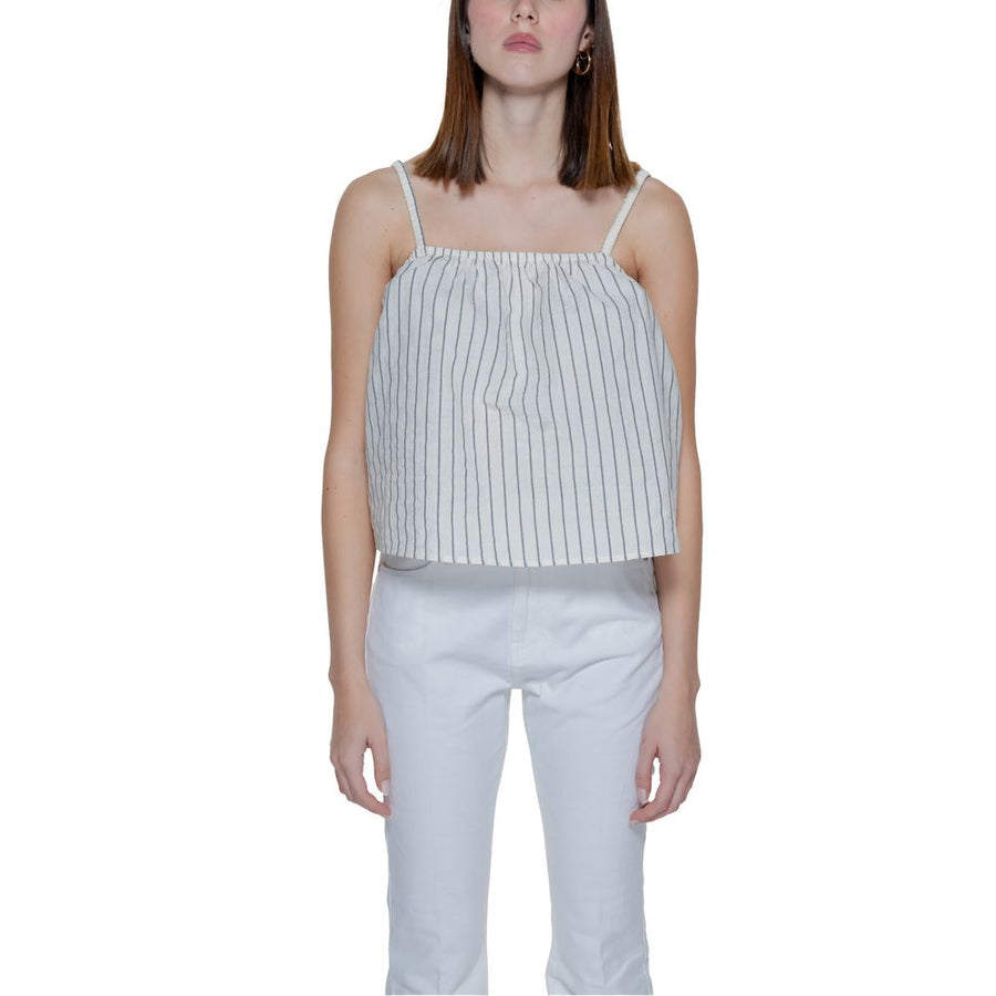 Vero Moda Beige Organic Cotton Tank Top