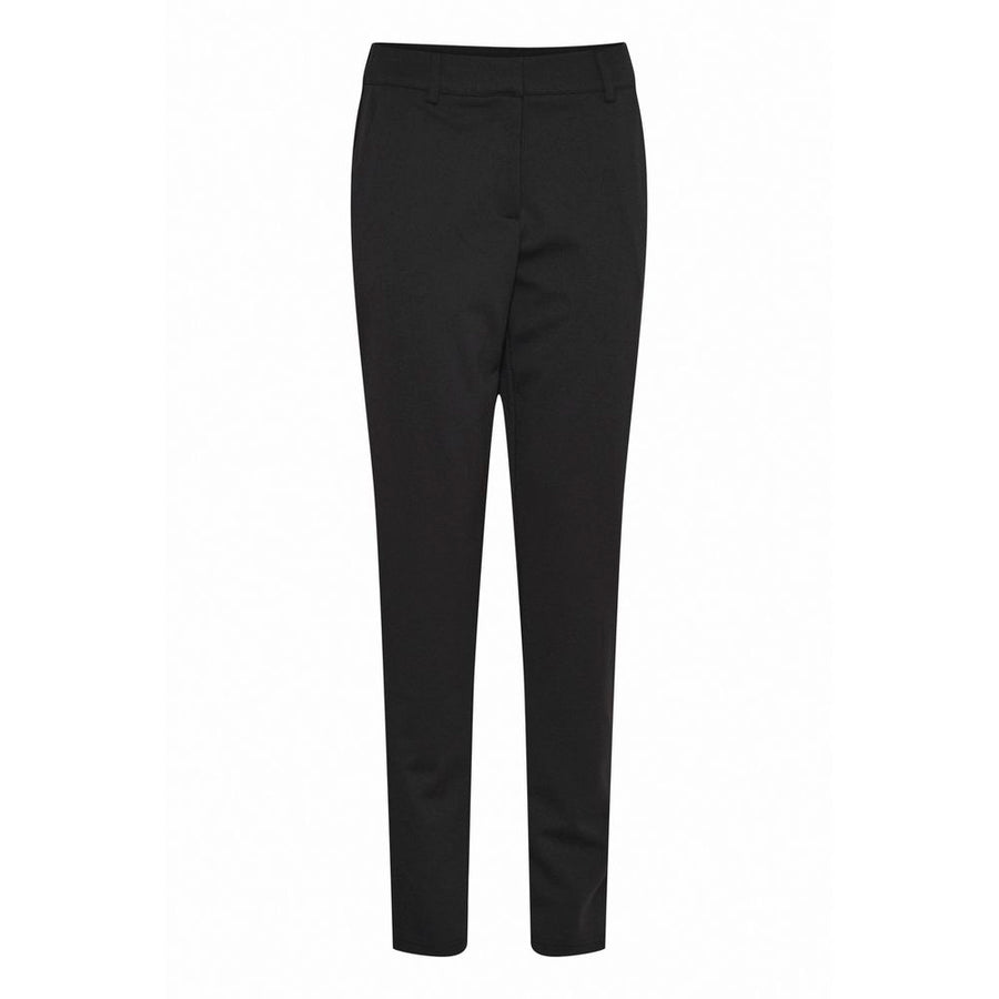 ICHI Black Recycled Polyester Pant