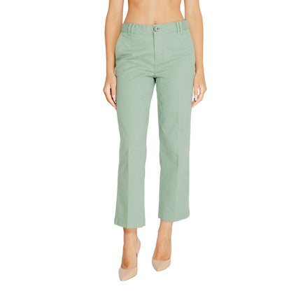 Street One Turquoise Cotton Pant