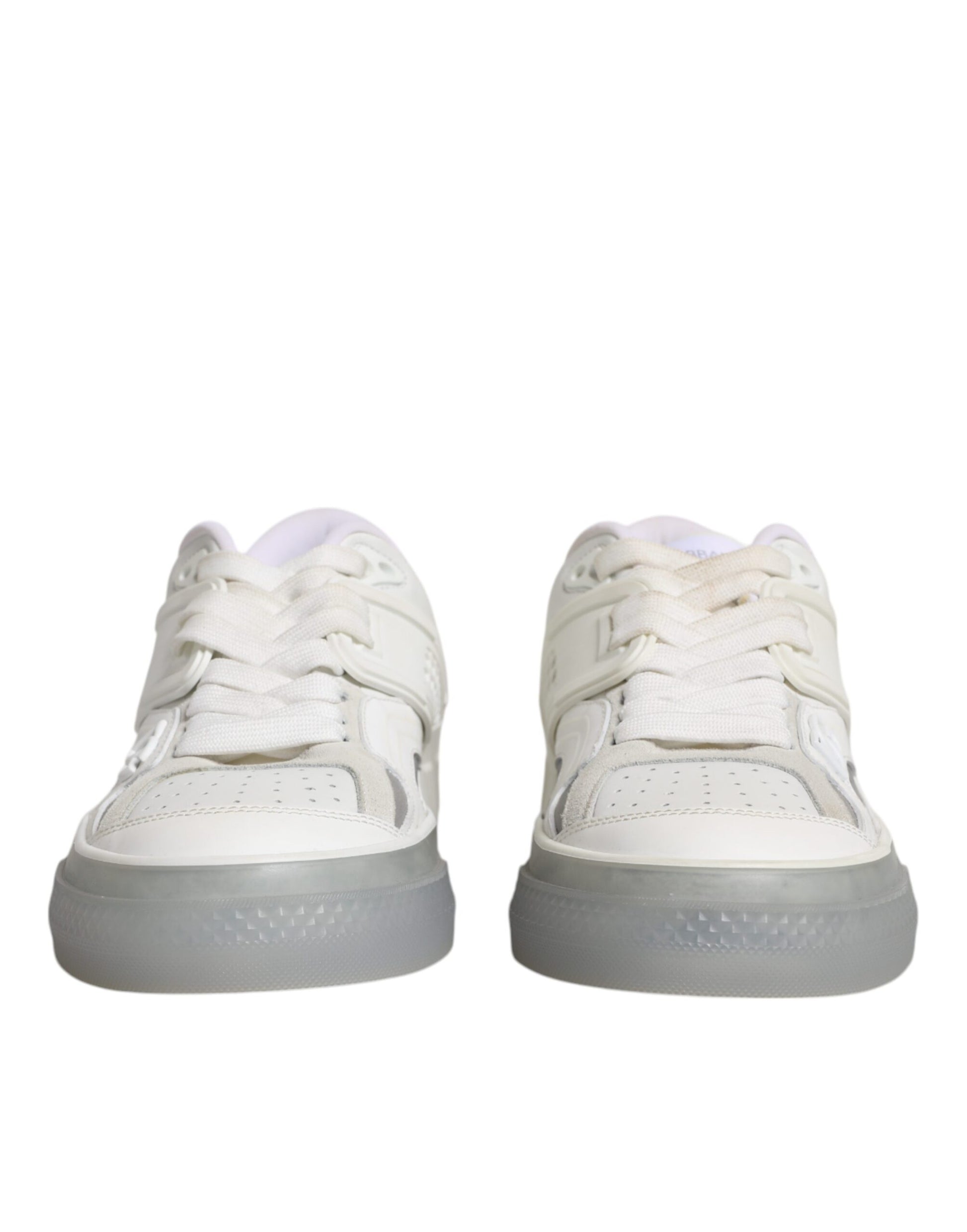 Dolce &amp; Gabbana – Weiße DG-Logo-Sneakers „Custom 2.Zero“