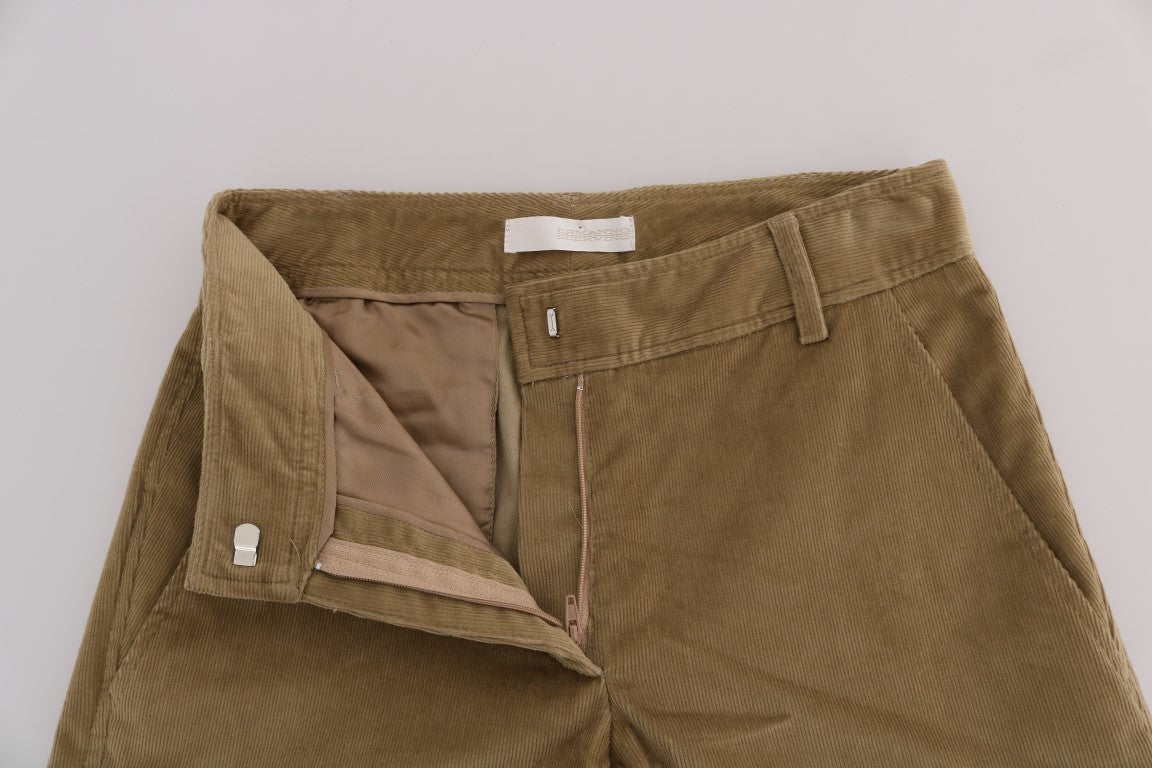 Beige Baumwoll-Cordhose von Ermanno Scervino
