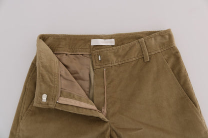 Beige Baumwoll-Cordhose von Ermanno Scervino