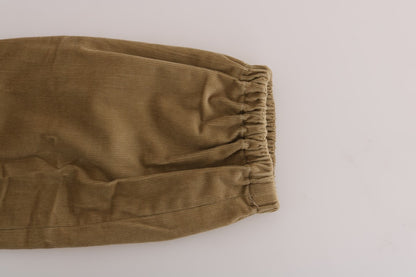 Beige Baumwoll-Cordhose von Ermanno Scervino