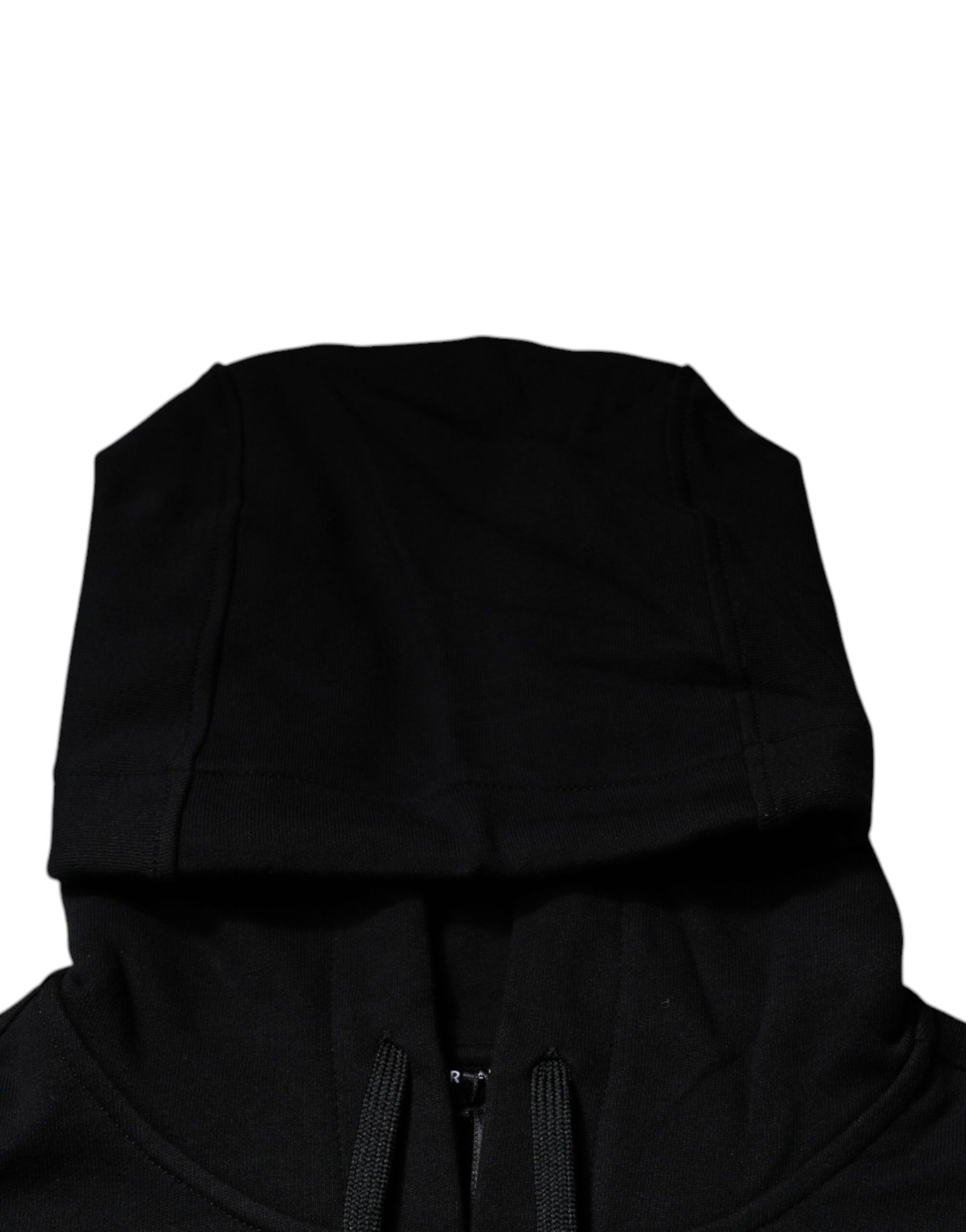 Versace – Schwarzer Medusa-Kapuzenpullover aus Baumwolle
