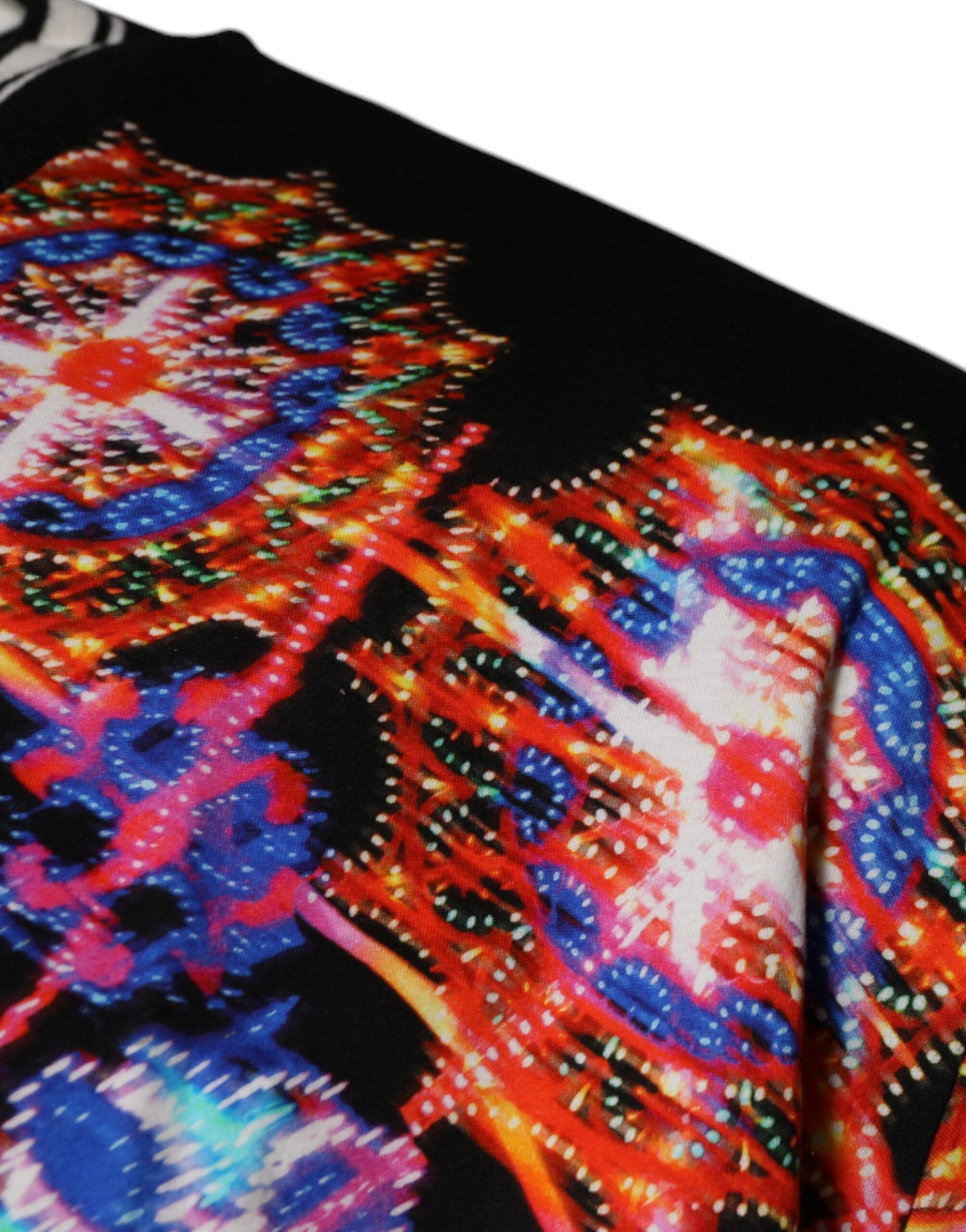 Dolce &amp; Gabbana Multicolor Kaleidoscope Herren Kurzarm-T-Shirt