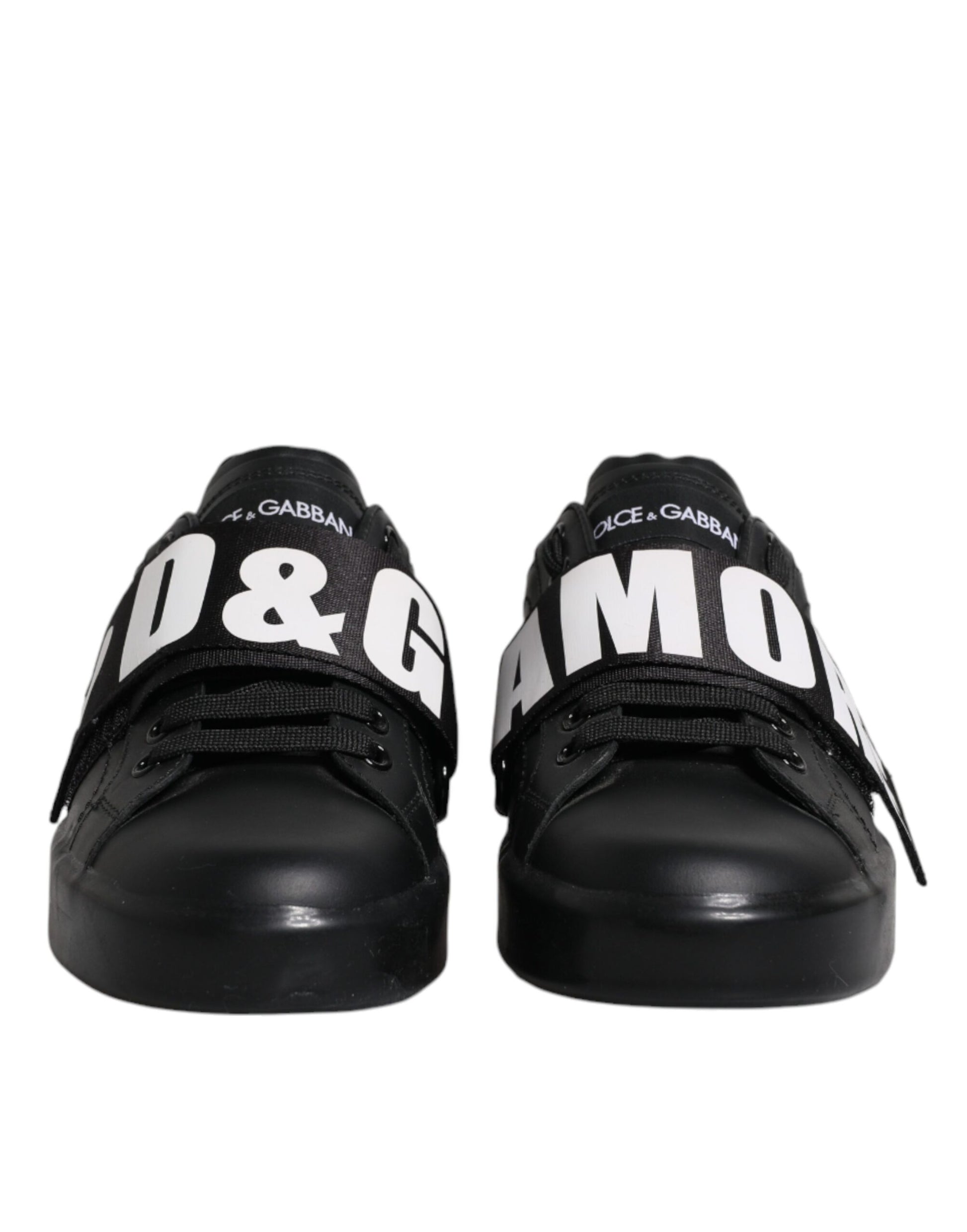 Dolce &amp; Gabbana – Schwarze D&amp;G AMORE – Niedrige Sneakers