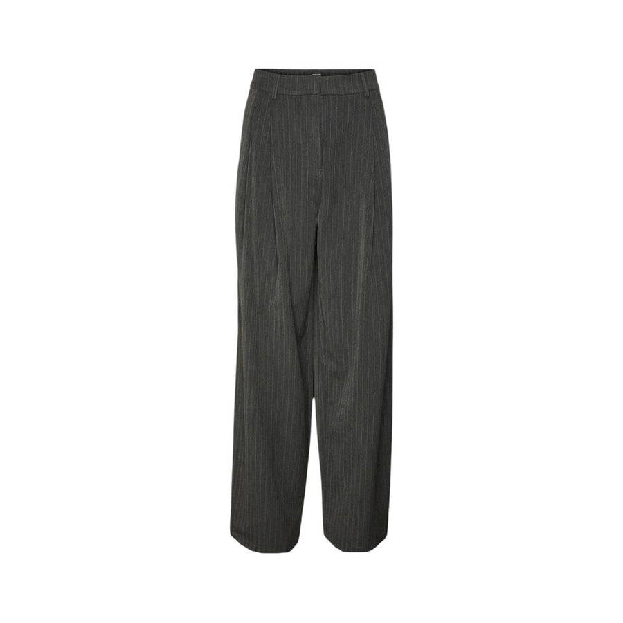 Vero Moda Gray Polyester Casual Pants
