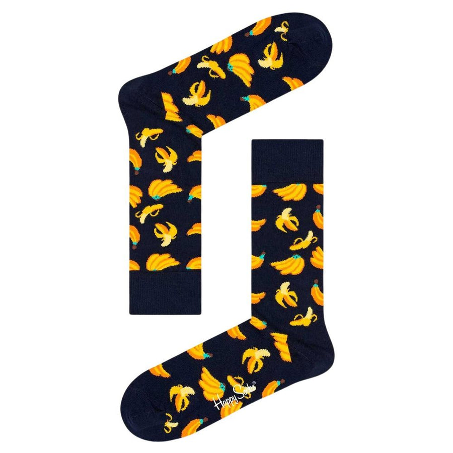 Happy Socks Black Cotton Sock
