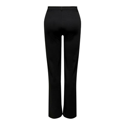 Jacqueline De Yong Black Elastane Pant