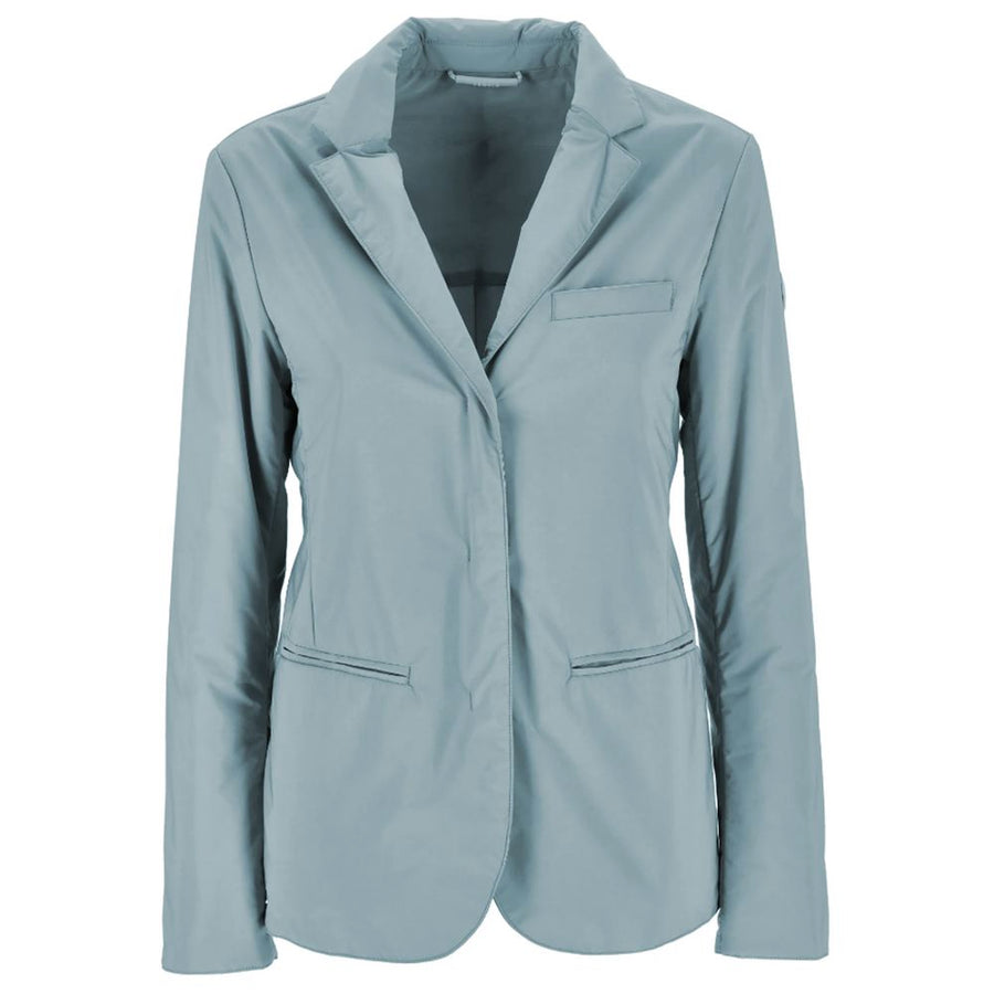 People Of Shibuya Hellblaue Polyester-Damenjacke