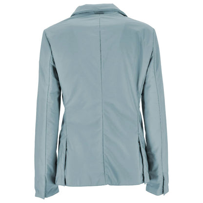 People Of Shibuya Hellblaue Polyester-Damenjacke