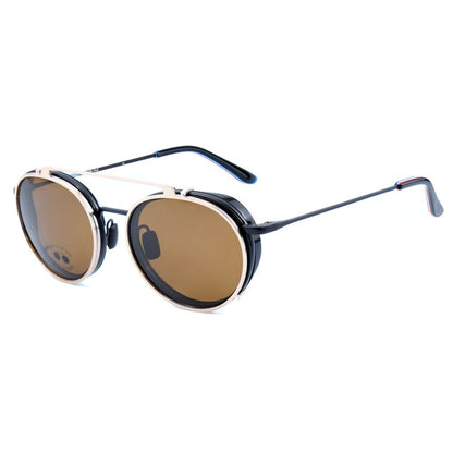 Vuarnet Black Stainless Steel Glasses (Frames)
