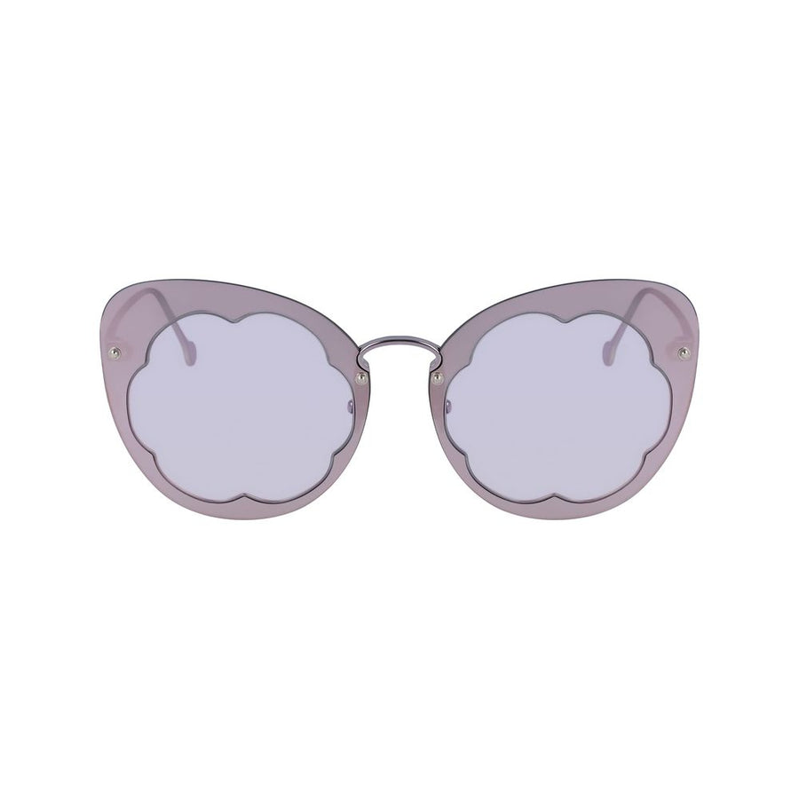 Salvatore Ferragamo Purple Metal Sunglasses