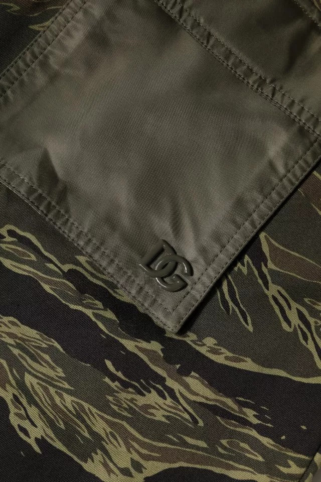 Dolce &amp; Gabbana Grüne Cargo-Jogginghose aus Baumwolle