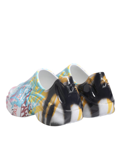 Dolce &amp; Gabbana Daymaster Sneakers mit mehrfarbigem Graffiti