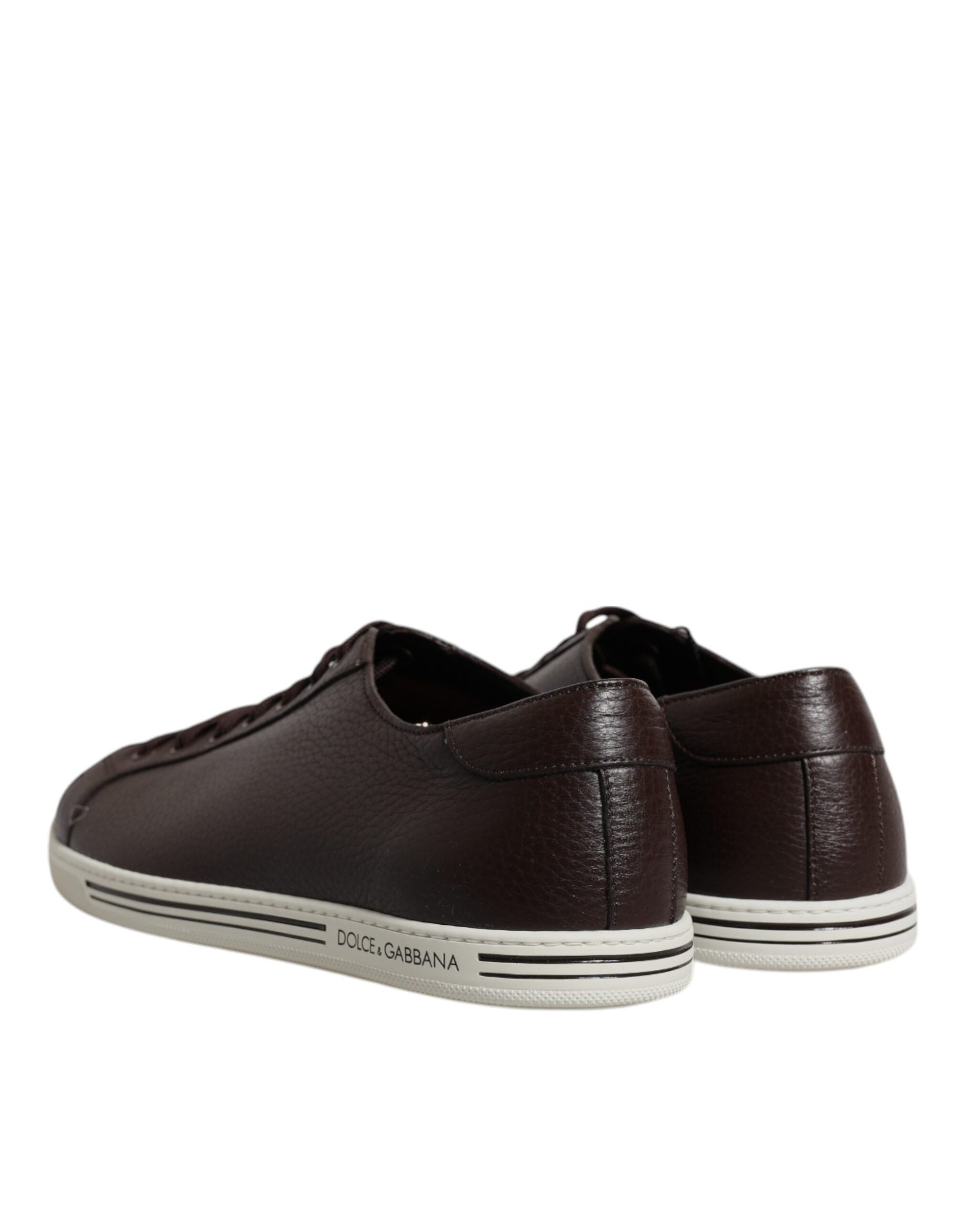 Dolce &amp; Gabbana Braun Low Top Herren Saint Tropez Sneakers Schuhe