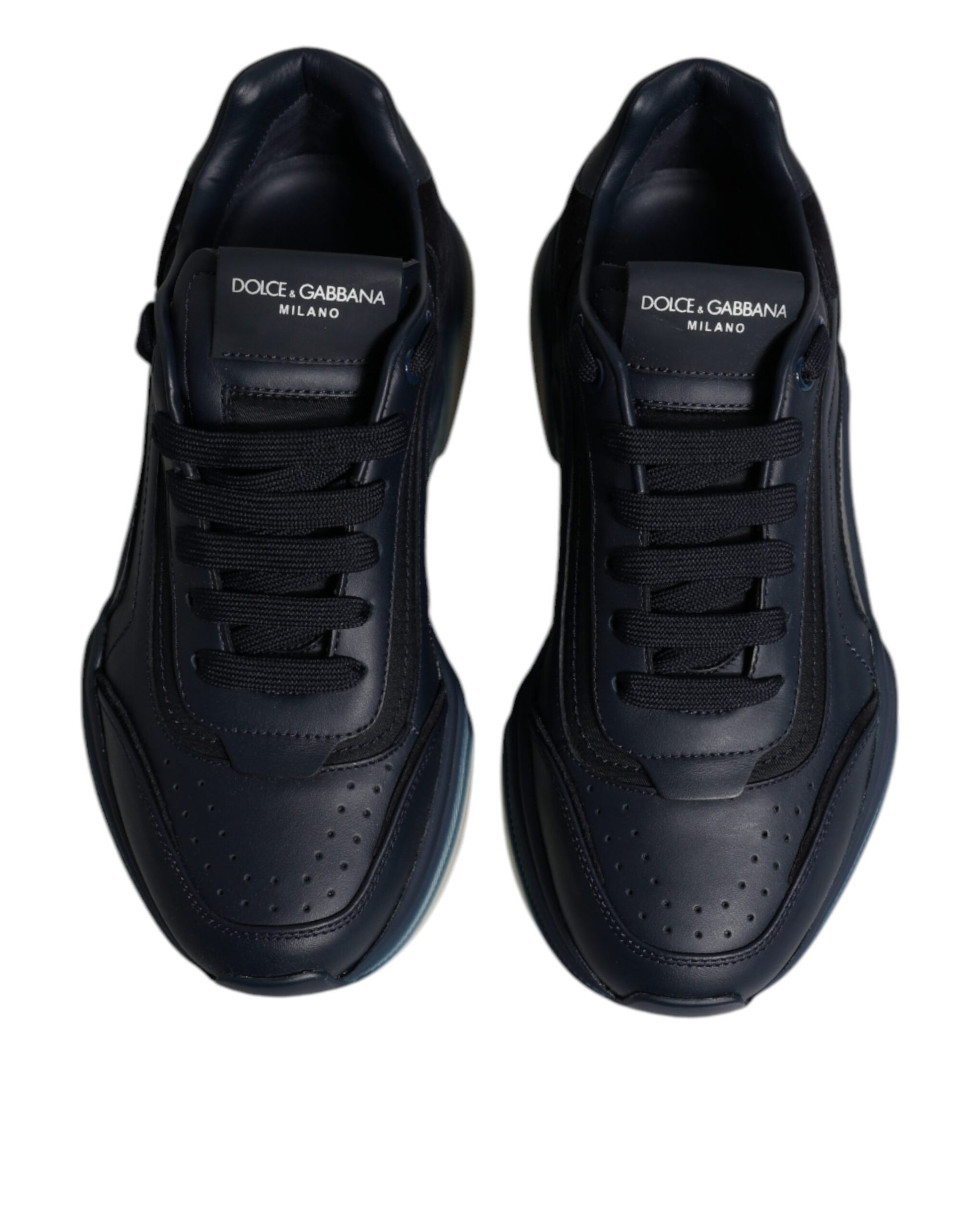 Dolce &amp; Gabbana Marineblaue Daymaster Low Top Herren Sneakers Schuhe