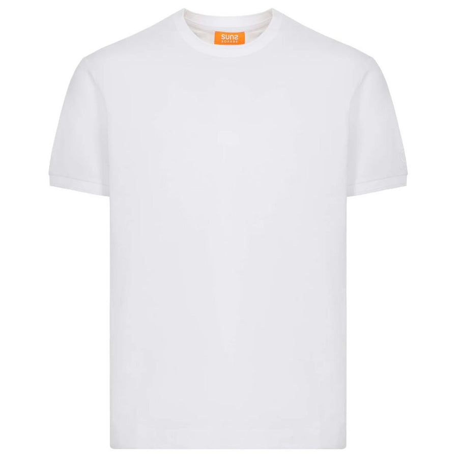 Suns White Cotton T-Shirt