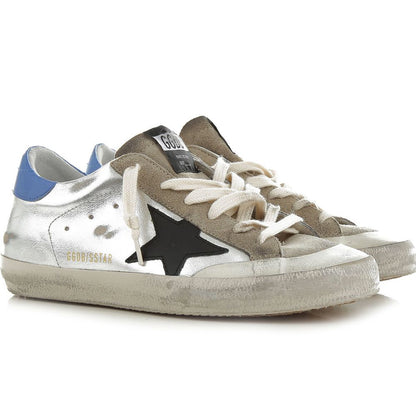 Golden Goose Grauer Kalbsleder-Sneaker
