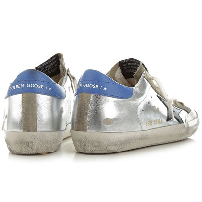 Golden Goose Grauer Kalbsleder-Sneaker