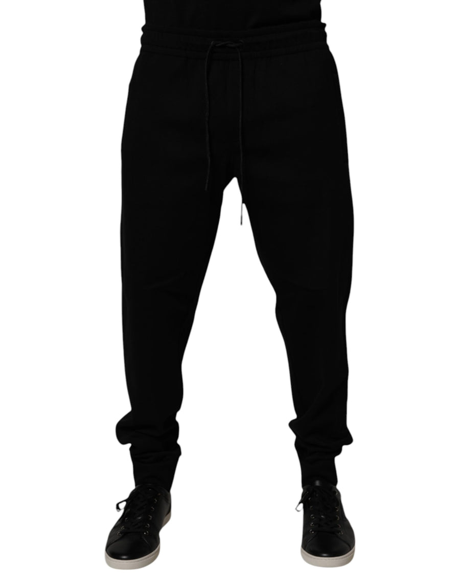 Dolce & Gabbana – Schwarze Jogginghose aus Baumwollmischung