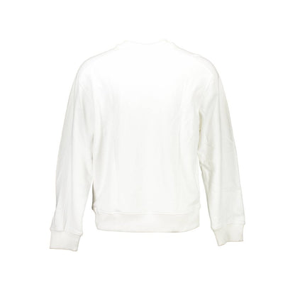 Calvin Klein Weißer Baumwollpullover für Herren