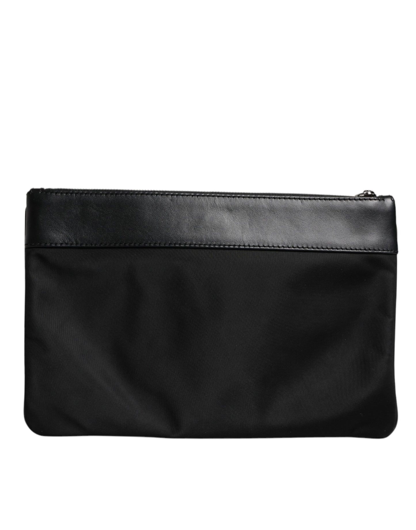 Dolce & Gabbana Multicolor Leopard Jacquard Print Logo Plaque Pouch Bag