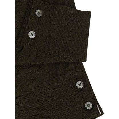Thom Browne Grüner Wollpullover