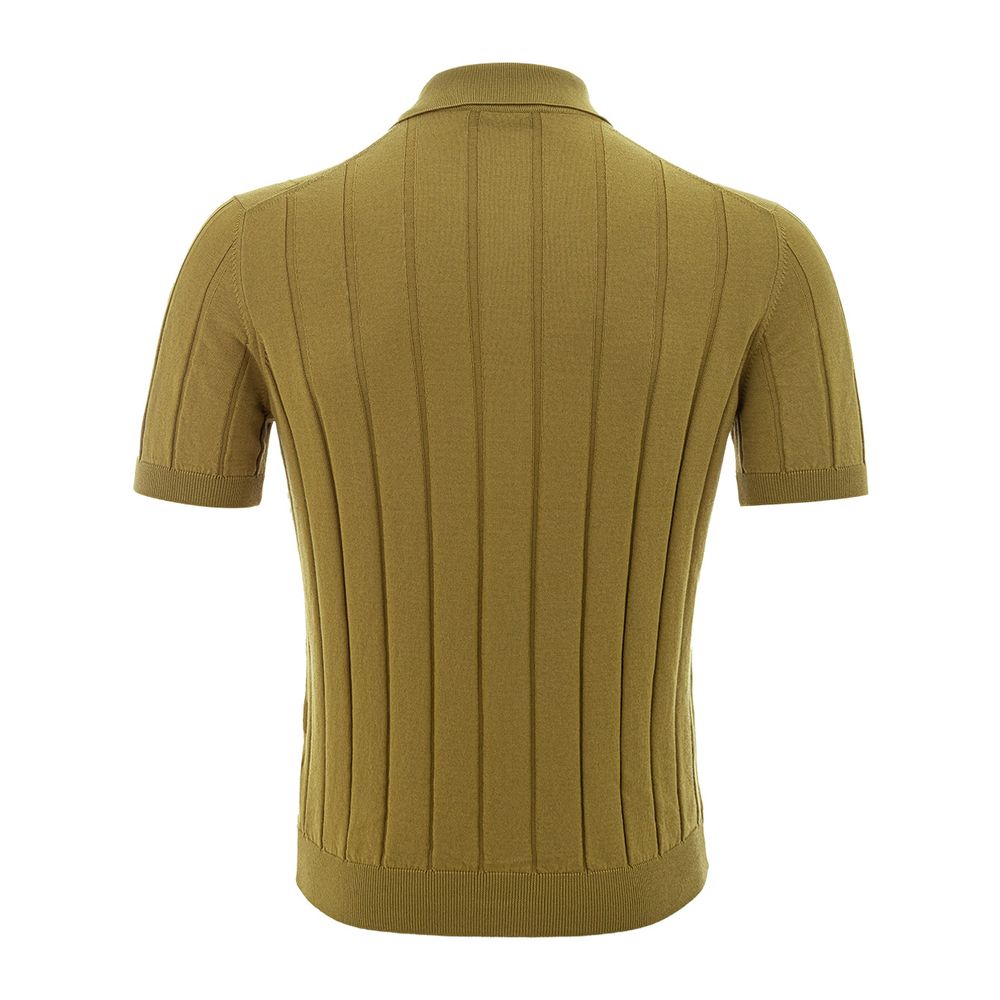 Gran Sasso Elegantes grünes Baumwoll-T-Shirt für Herren