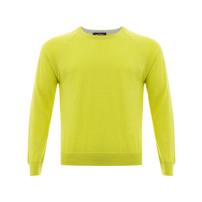 Gran Sasso Sonnengelber italienischer Baumwollpullover