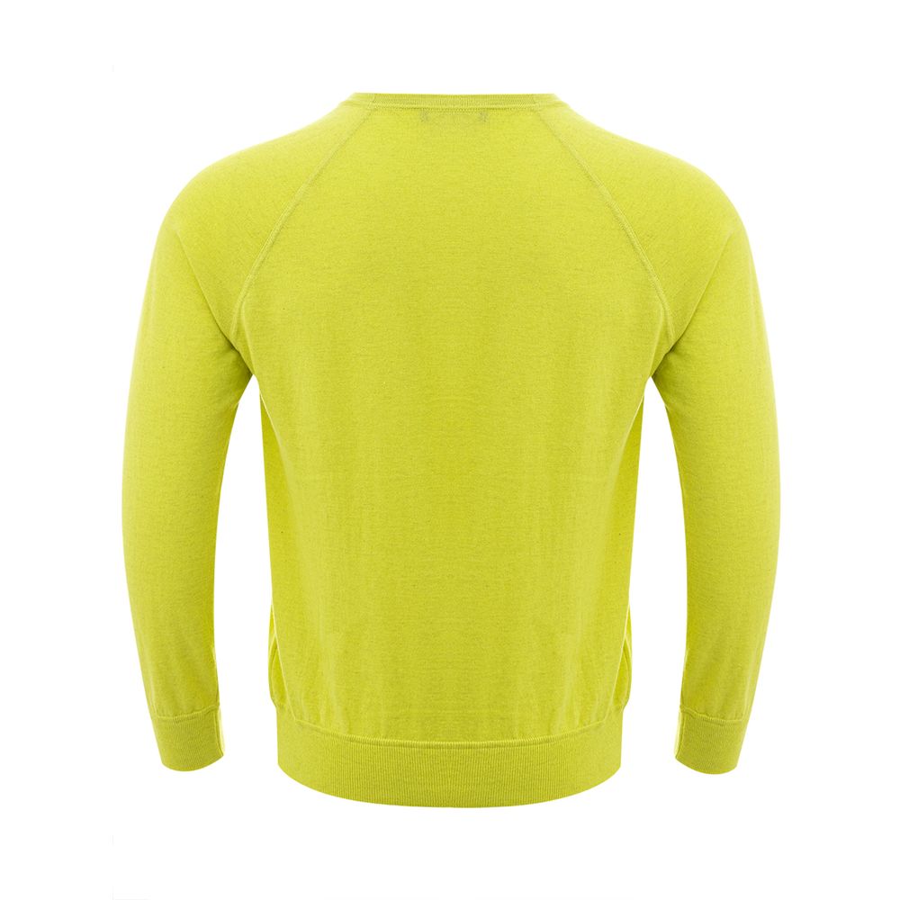 Gran Sasso Sonnengelber italienischer Baumwollpullover