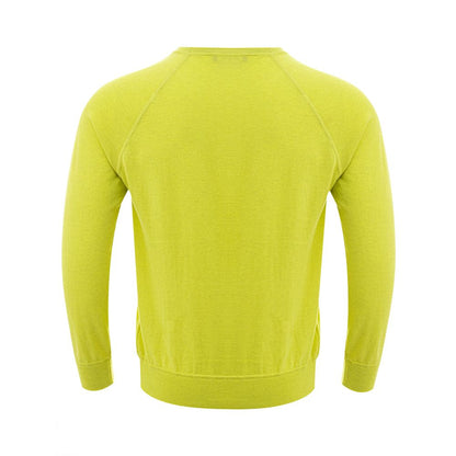 Gran Sasso Sonnengelber italienischer Baumwollpullover