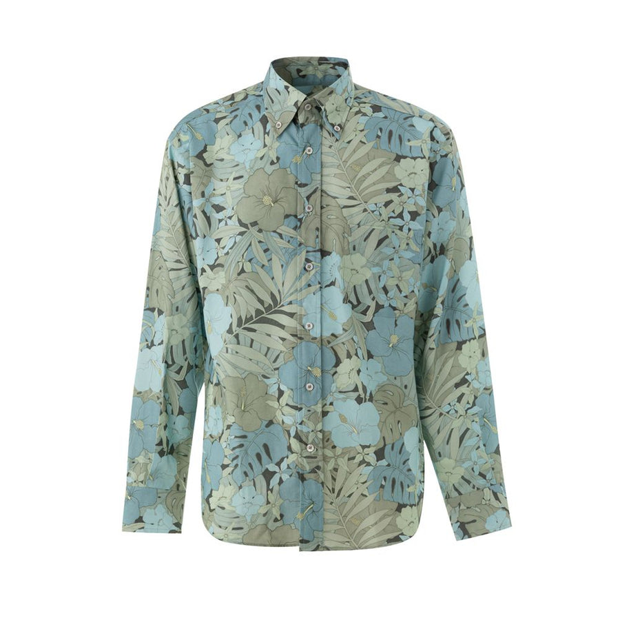 Blaues Lyocell-Hemd von Tom Ford