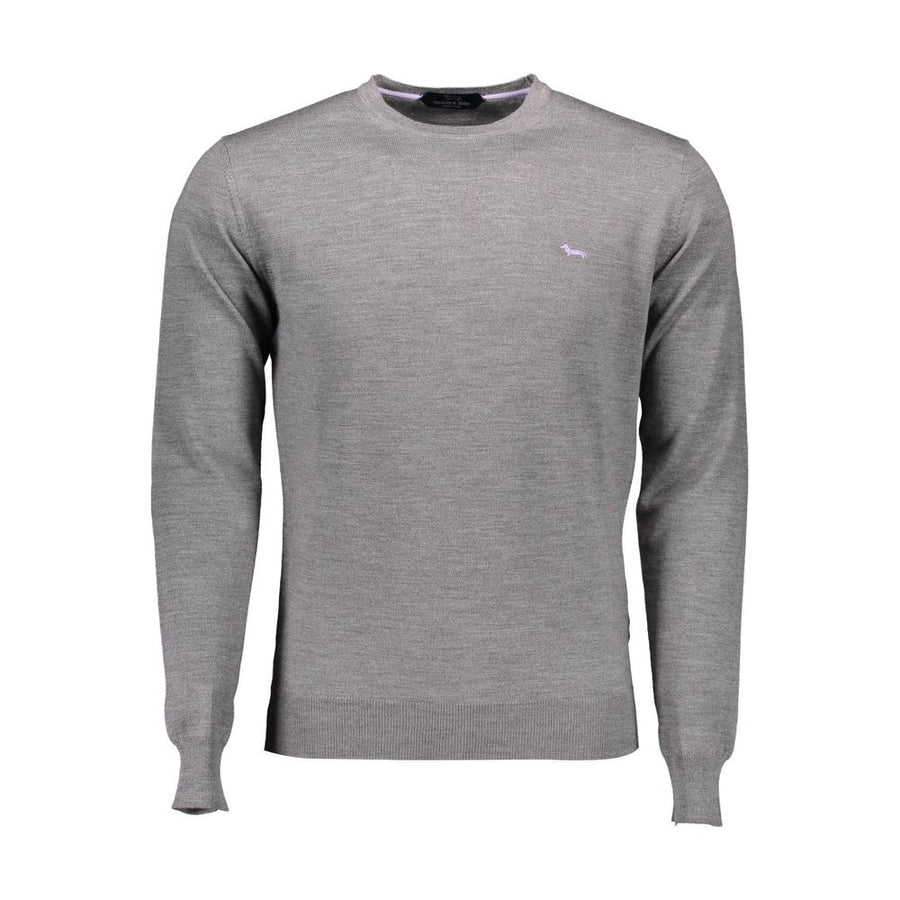 Harmont & Blaine Grauer Wollpullover für Herren
