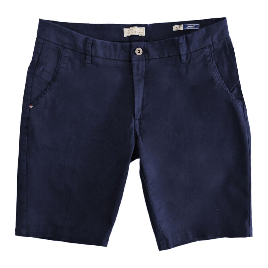 Yes Zee Blue Cotton Short