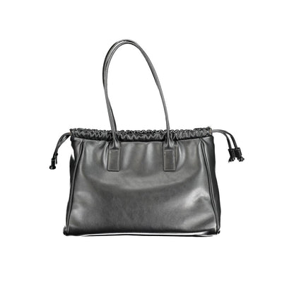 Mario Valentino Black Polyethylene Handbag