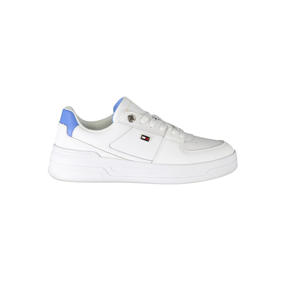 Tommy Hilfiger White Leather Women Sneaker