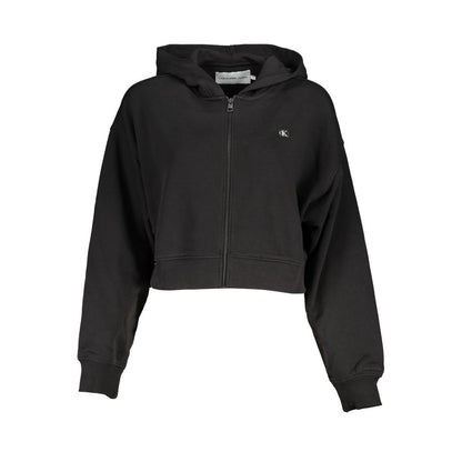 Calvin Klein Damenpullover aus schwarzer Baumwolle
