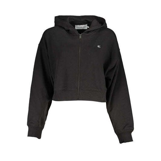 Calvin Klein Damenpullover aus schwarzer Baumwolle