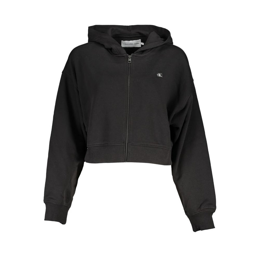 Calvin Klein Damenpullover aus schwarzer Baumwolle
