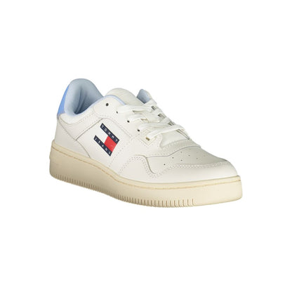 Tommy Hilfiger White Leather Women Sneaker